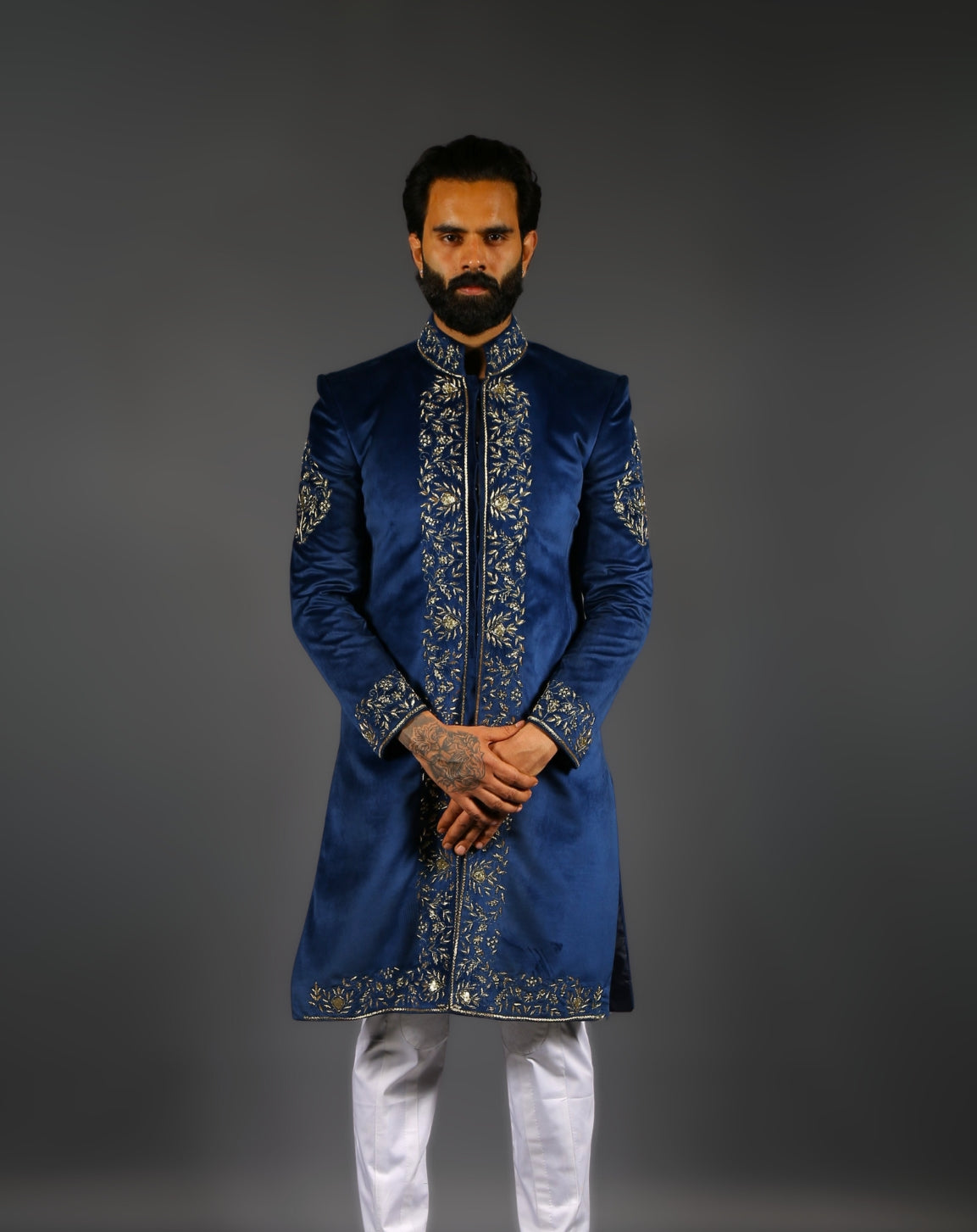 Blue Sherwani