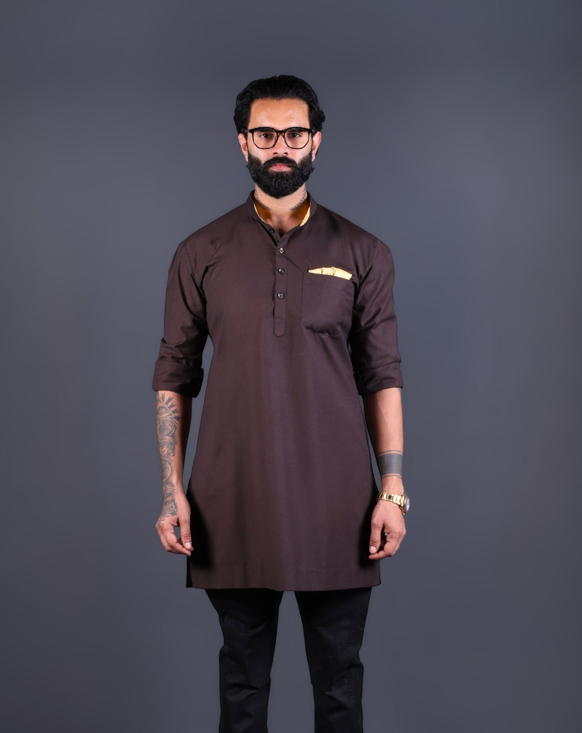 Brown kurta Pajama