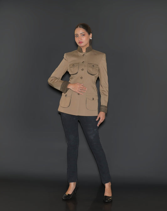 Four Pocket Hunting Bandhgala