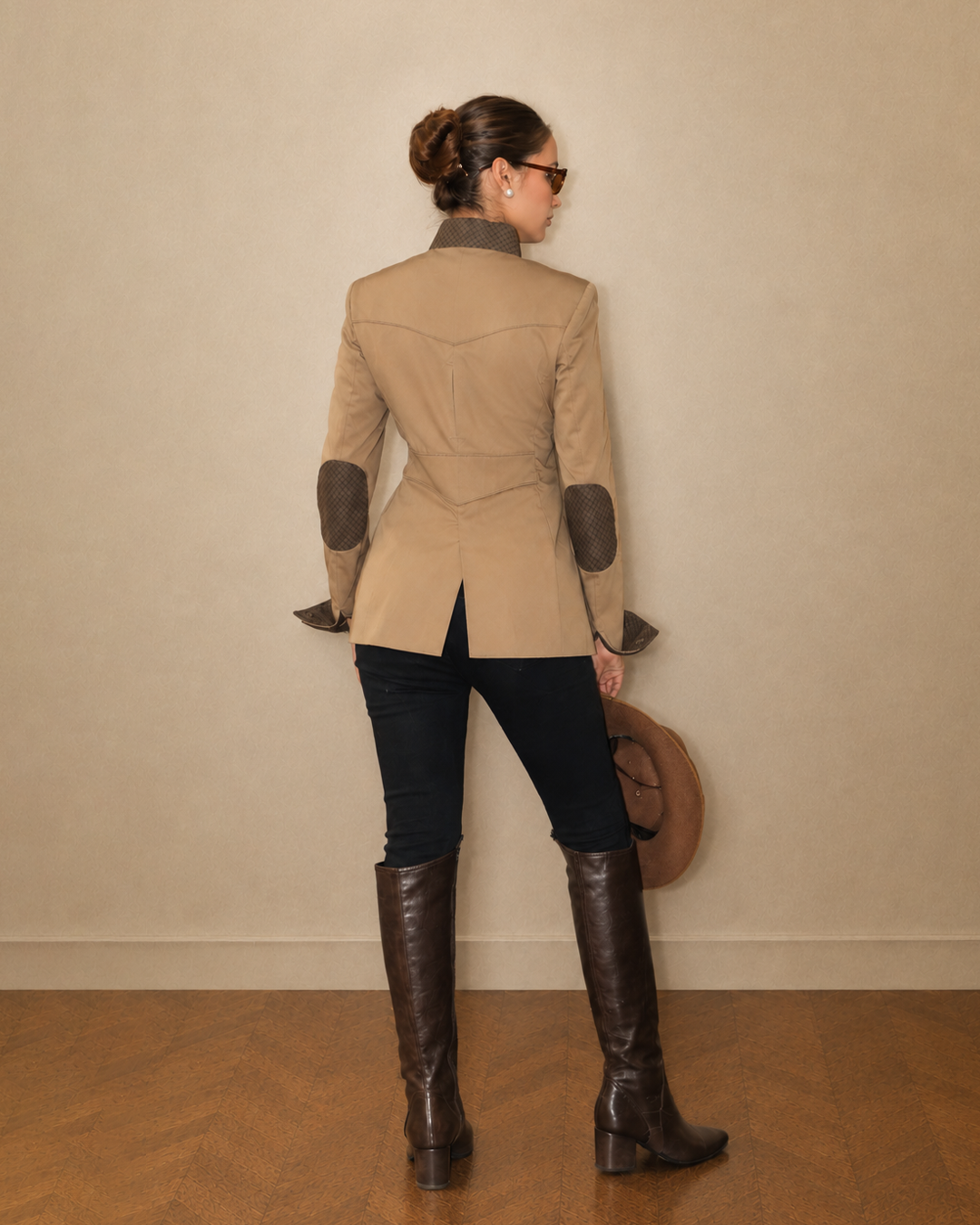4 pockets Khaki Hunting Jacket