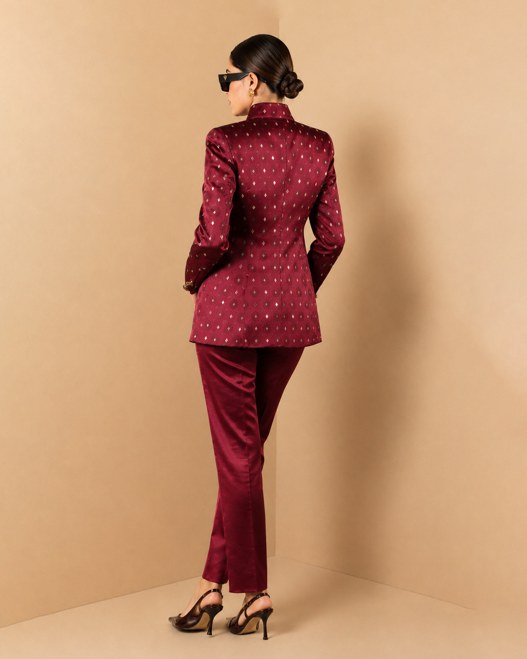 Silk Bandhgala Suit