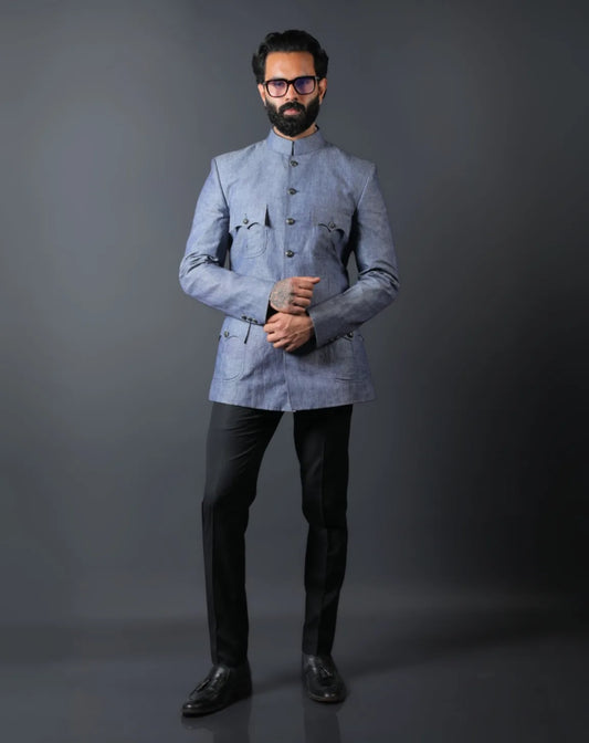 Blue Grey Hunting Shirt