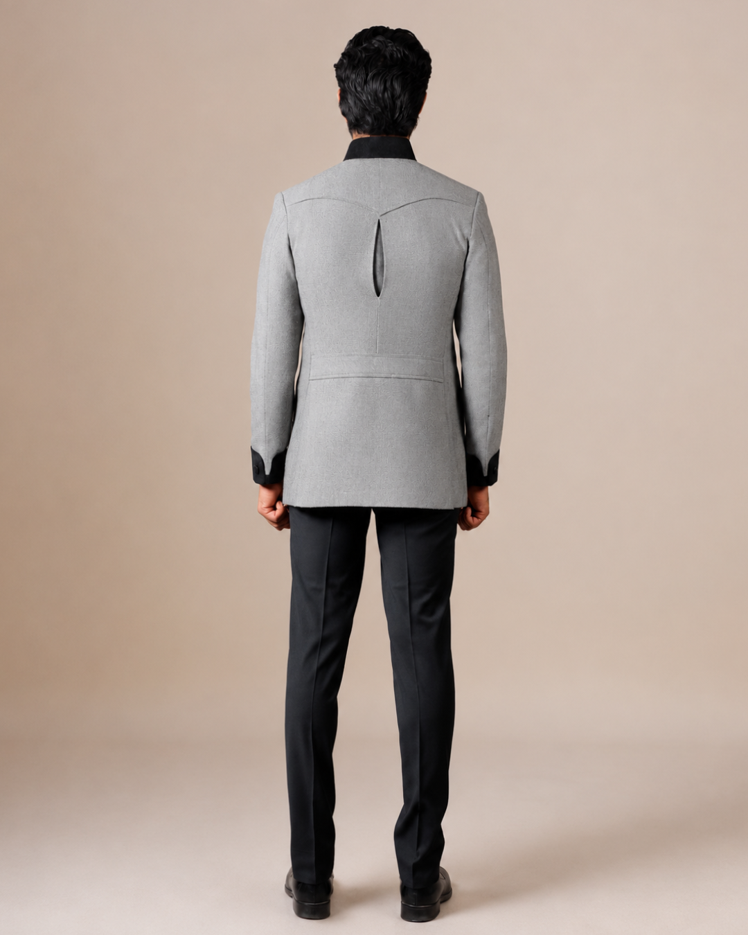 Grey Wool Hunting Coat