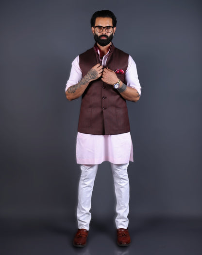 Brown Nehru Jacket