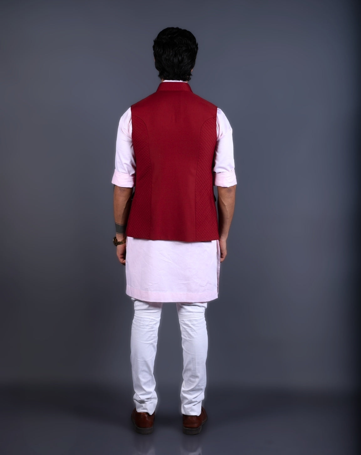 Red Nehru Jacket