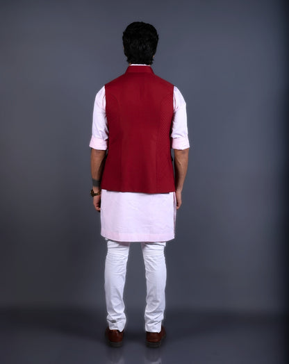 Red Nehru Jacket
