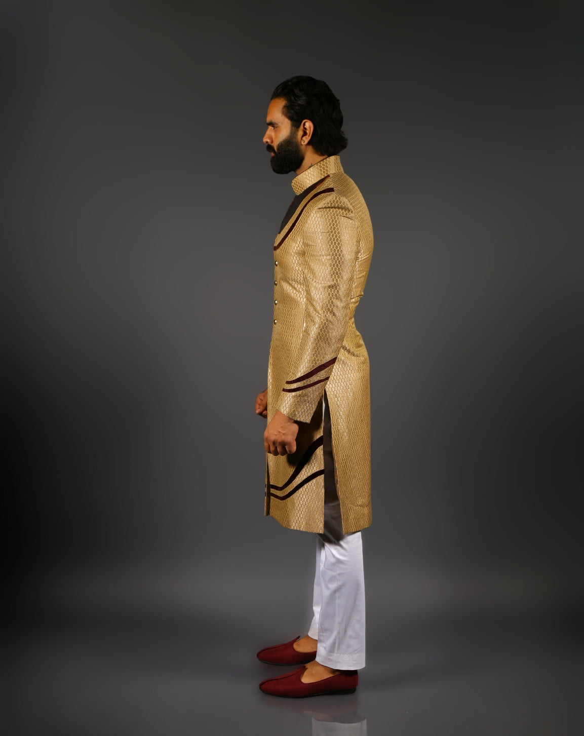 Golden Sherwani