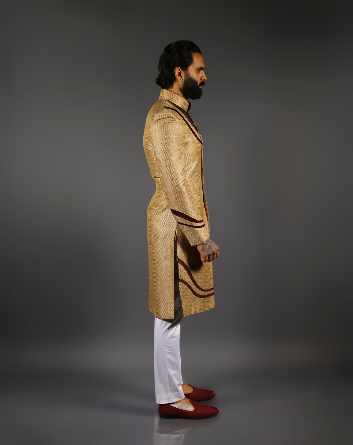 Golden Sherwani