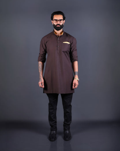 Brown kurta Pajama