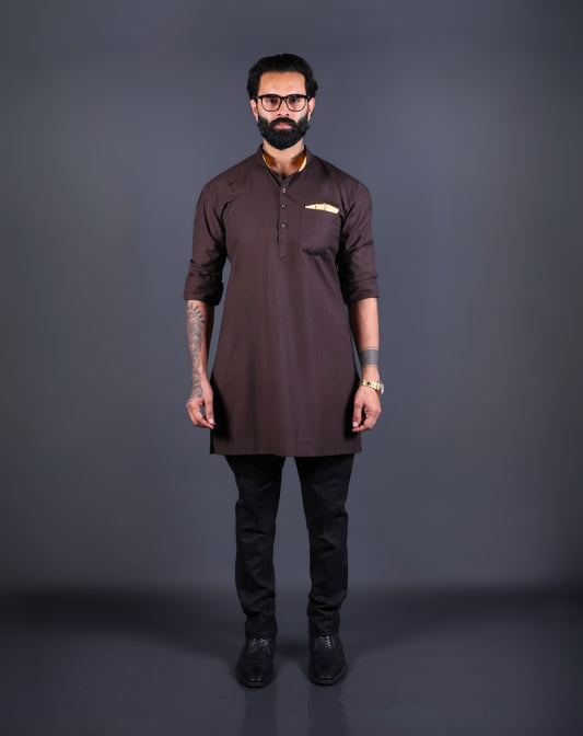Brown kurta Pajama