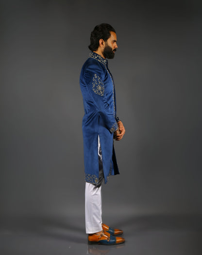 Blue Sherwani
