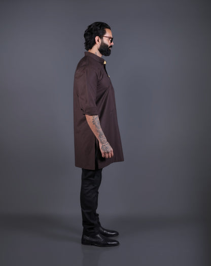Brown kurta Pajama