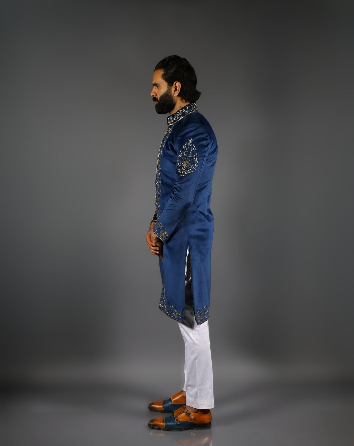 Blue Sherwani