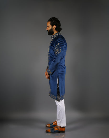 Blue Sherwani