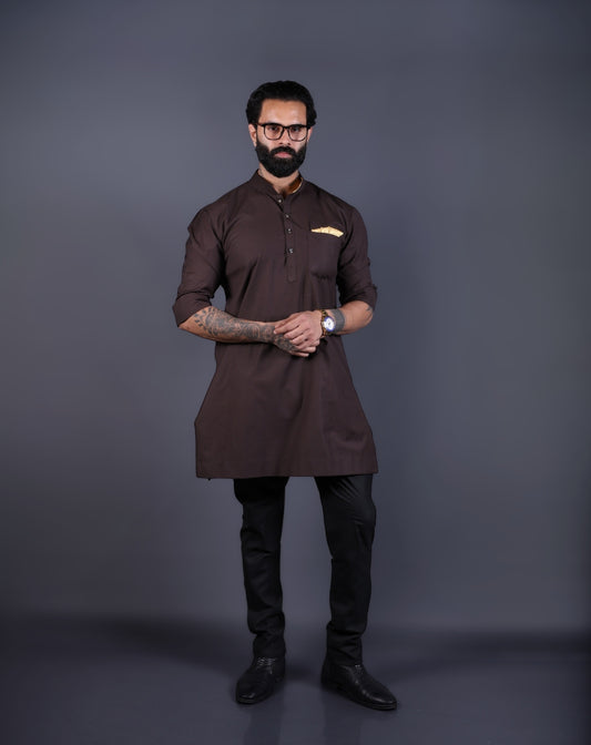 Brown kurta Pajama