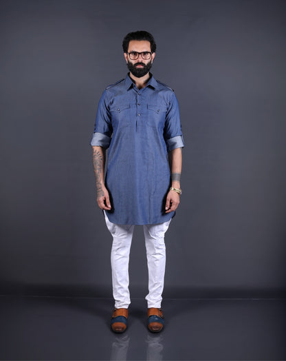 Blue Kurta Pajama