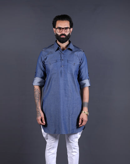 Blue Kurta Pajama