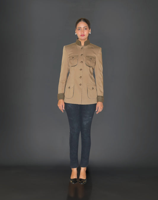 Four Pocket Hunting Bandhgala