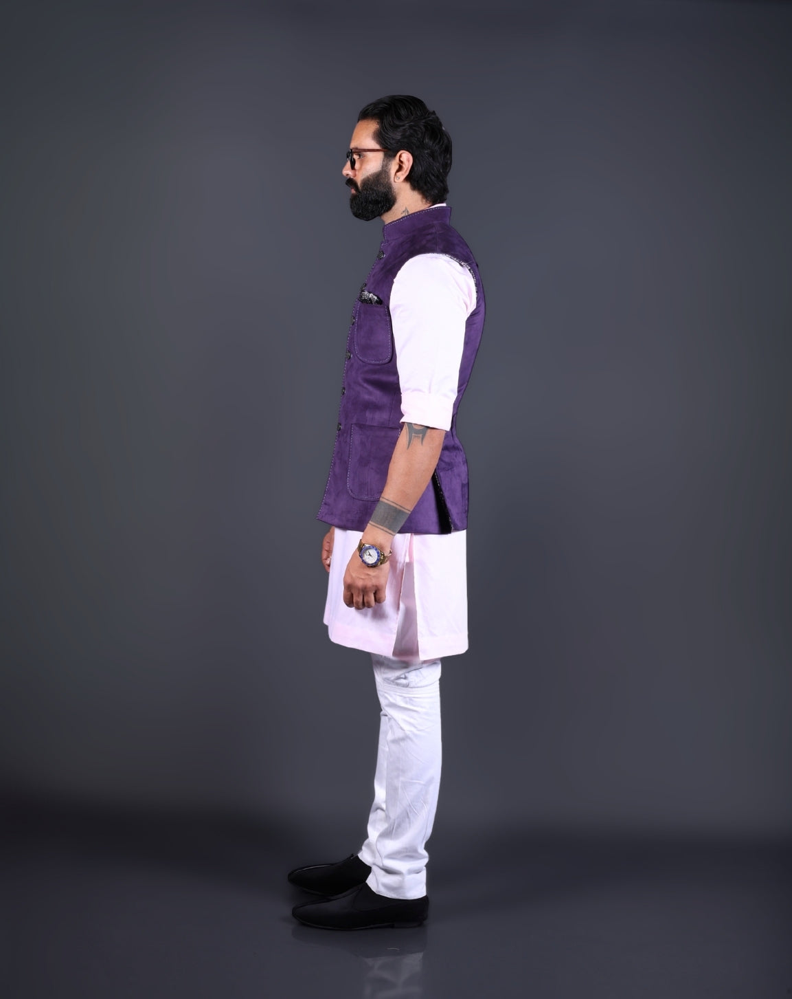 Purple Nehru Jackets