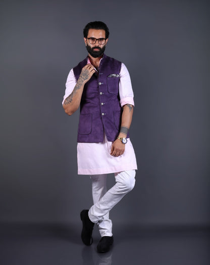 Purple Nehru Jackets