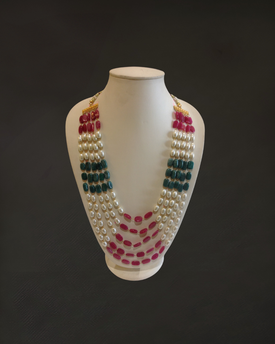 Royal Beaded Groom Mala
