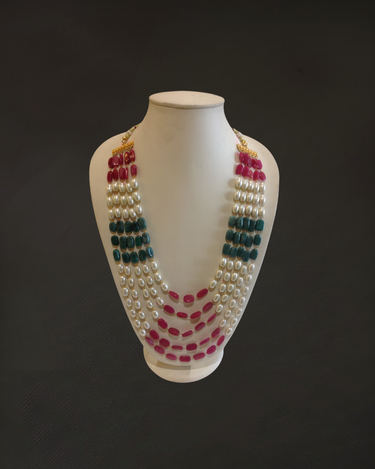 Royal Beaded Groom Mala