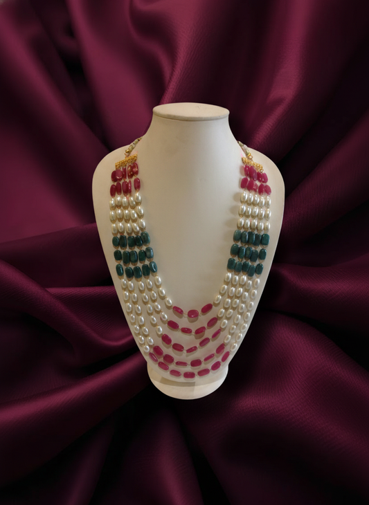 Royal Beaded Groom Mala