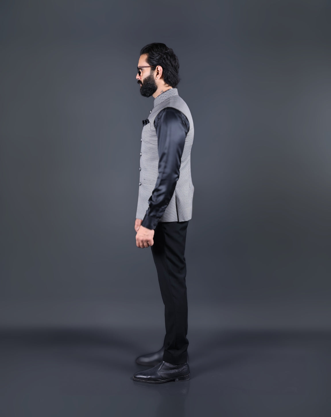 Gray Nehru Jacket