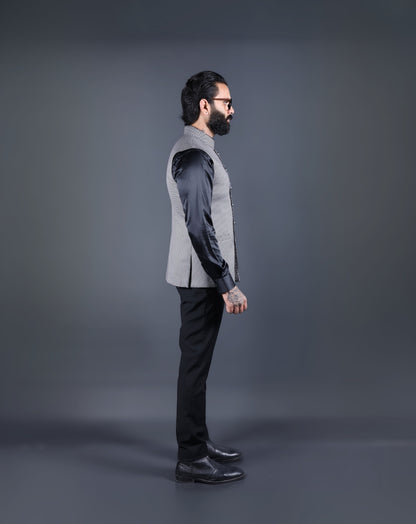 Gray Nehru Jacket