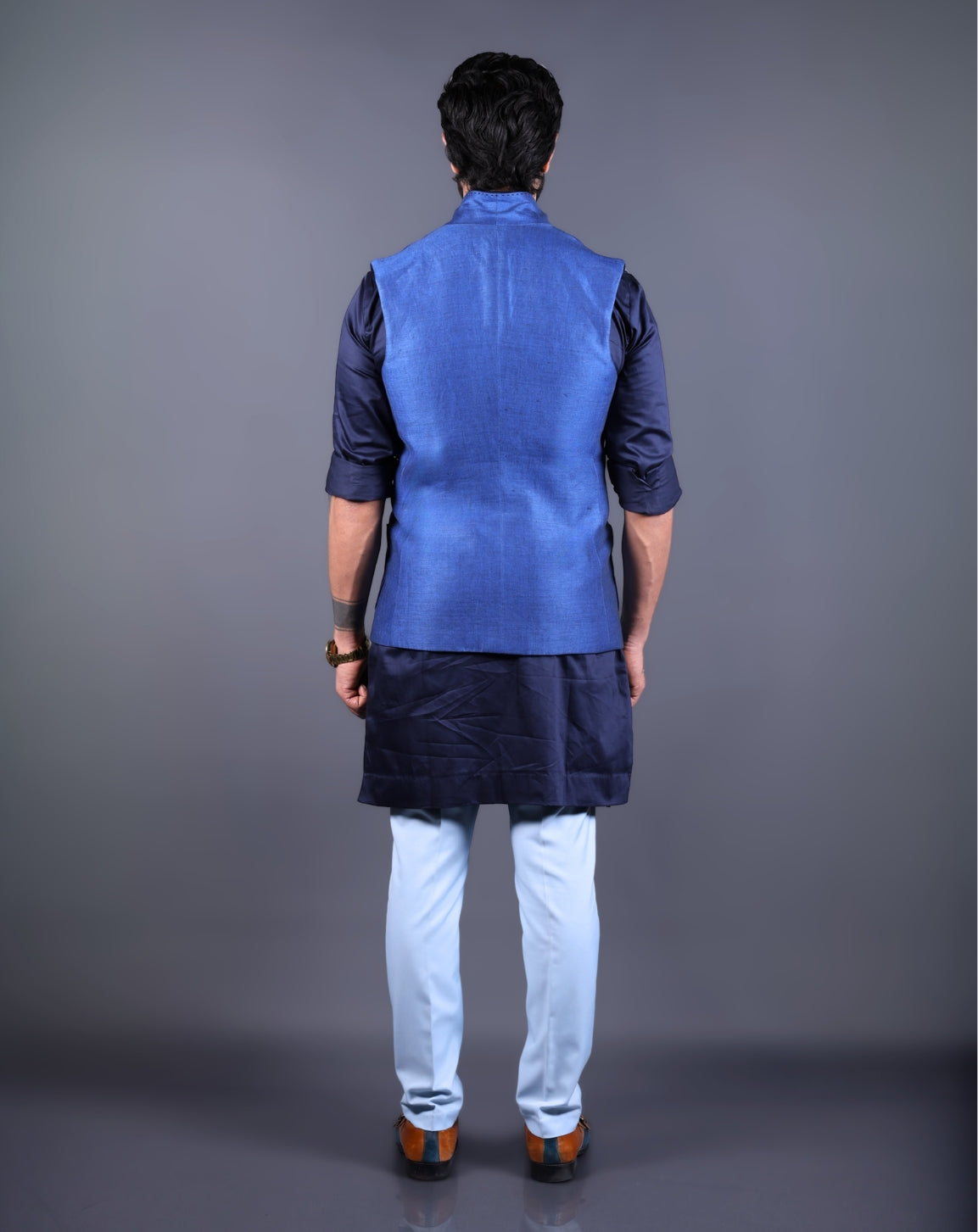 Blue Nehru Jacket