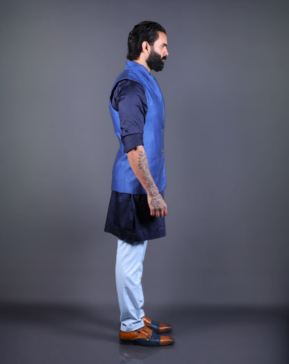 Blue Nehru Jacket
