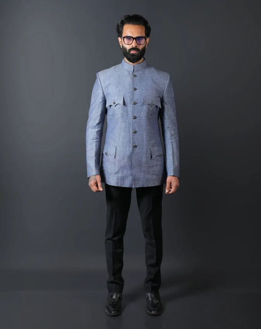 Blue Grey Hunting Shirt