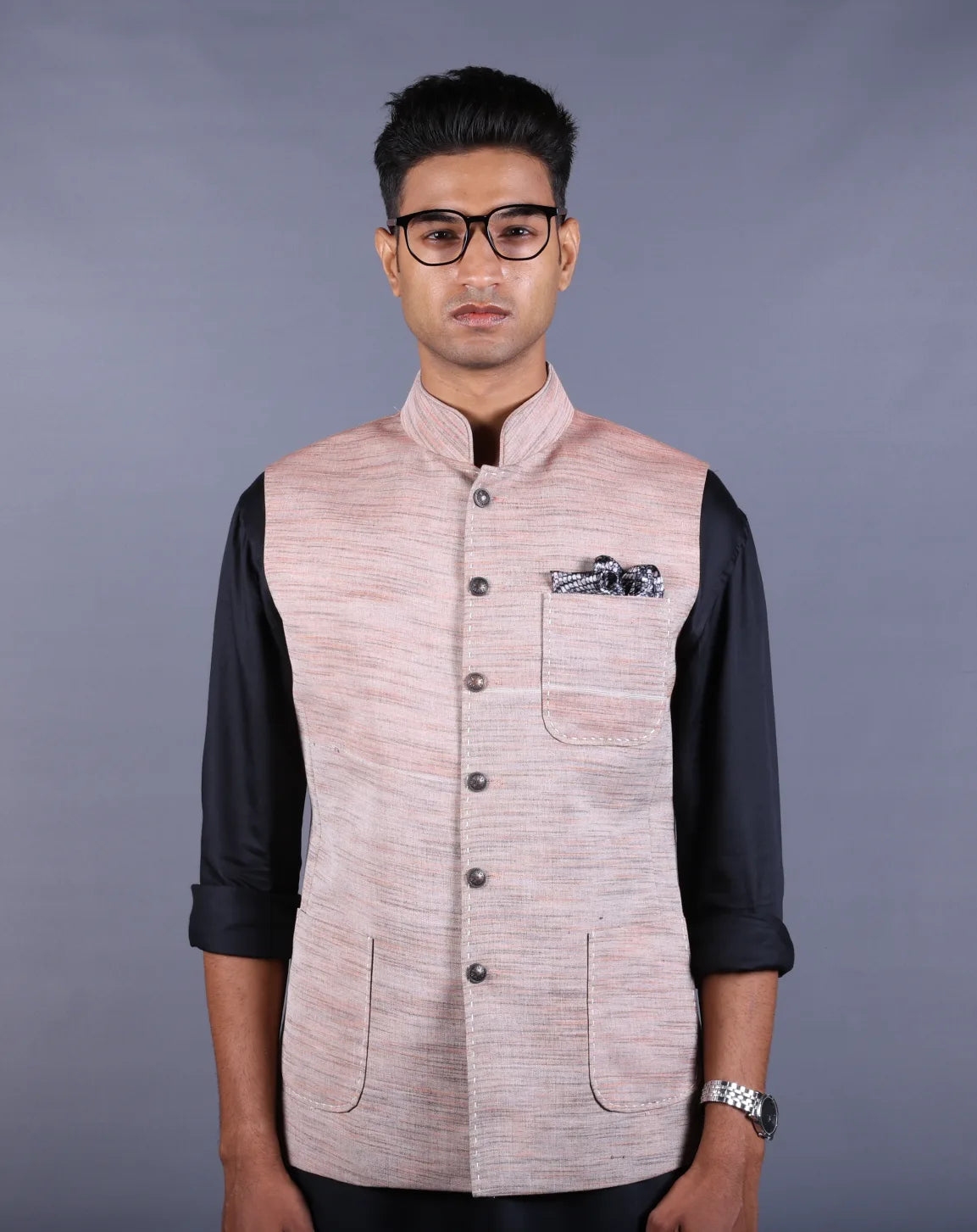 Khadi Nehru Jacket
