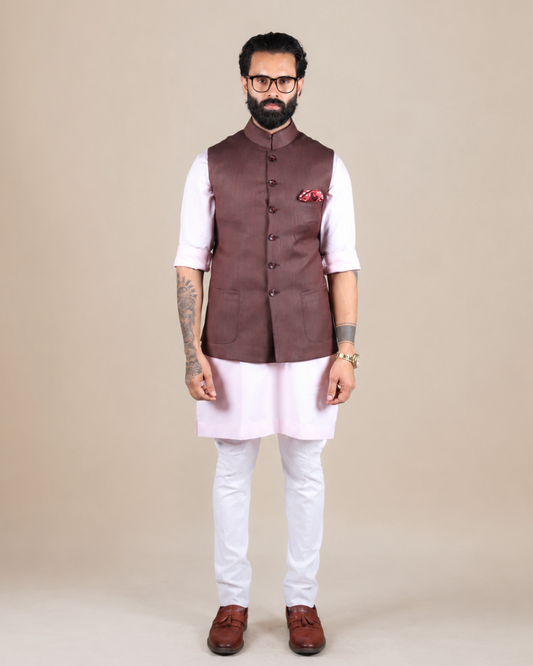 Classic Brown Nehru Jacket