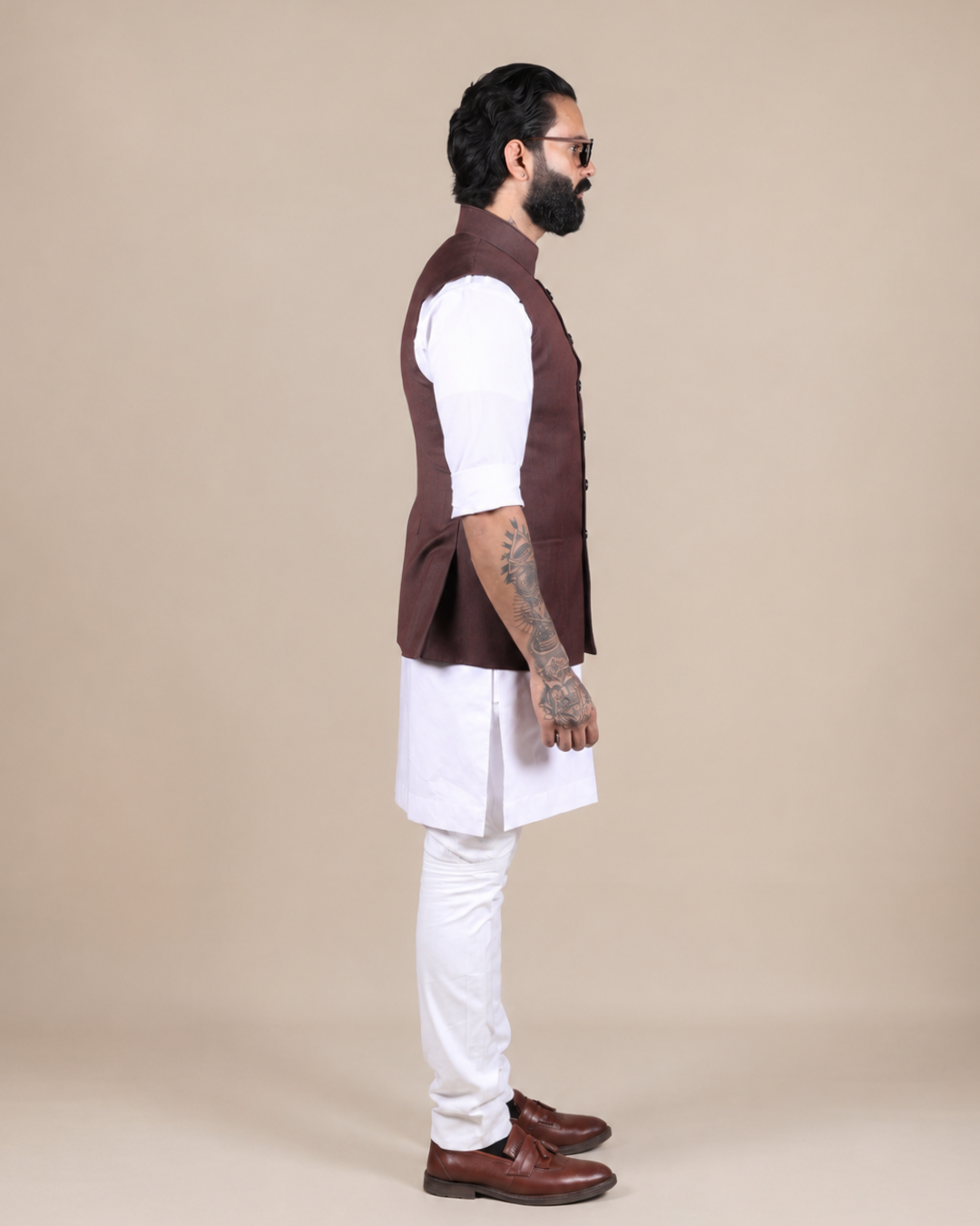 Classic Brown Nehru Jacket