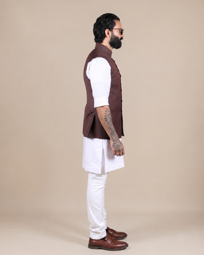 Classic Brown Nehru Jacket