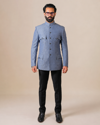 Blue Grey Hunting Shirt