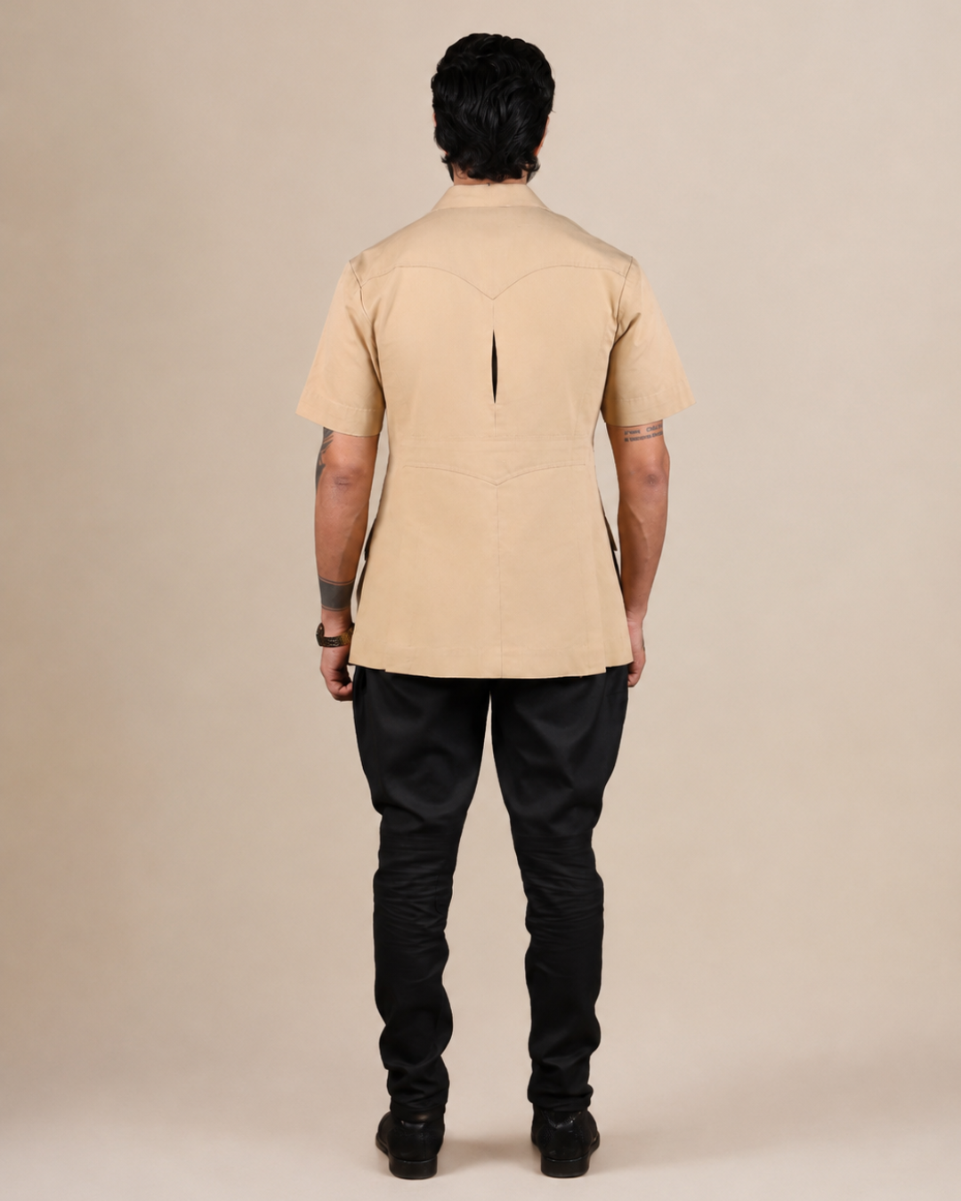 Khaki Safari Hunting Shirt