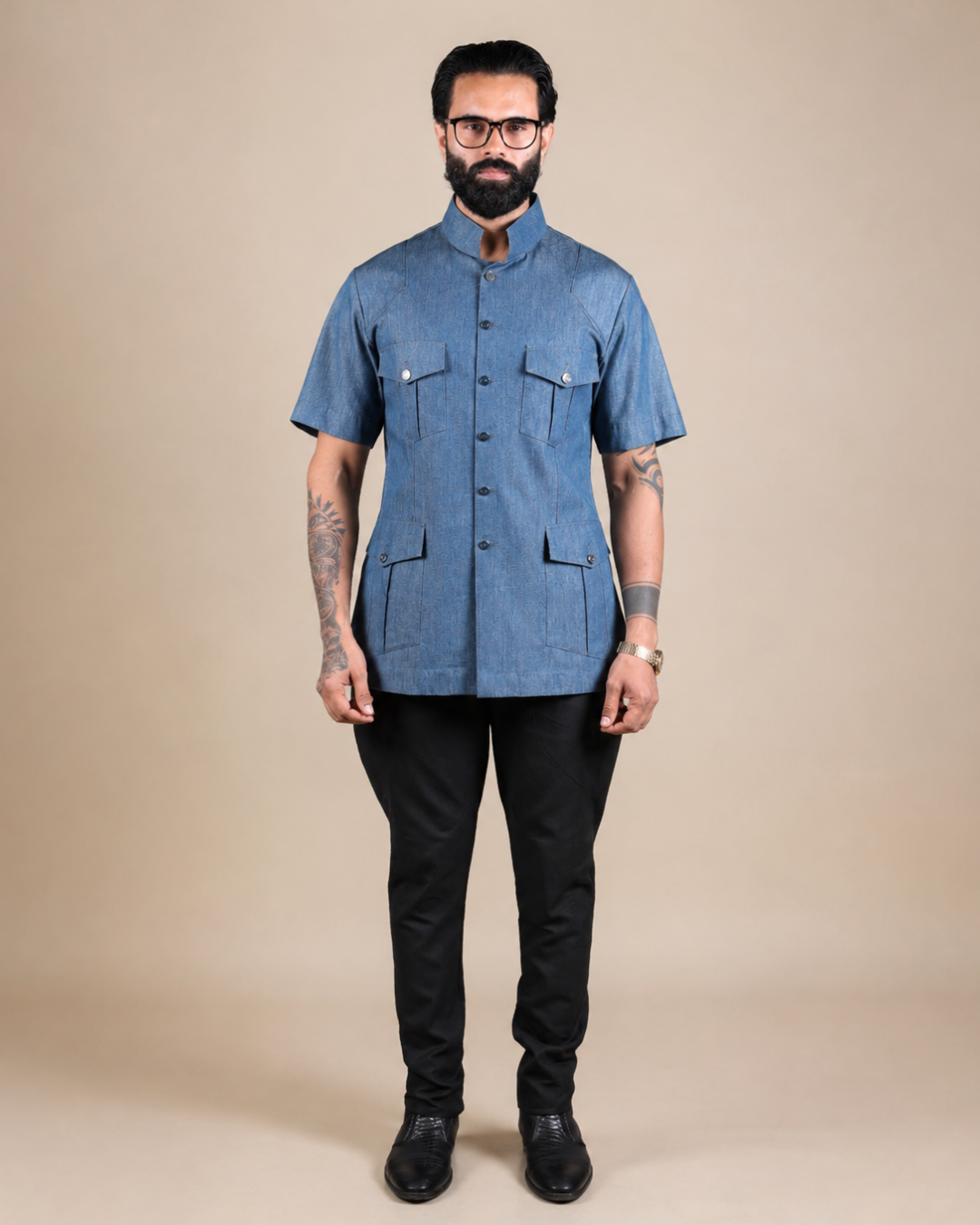 Blue Denim Hunting Shirt