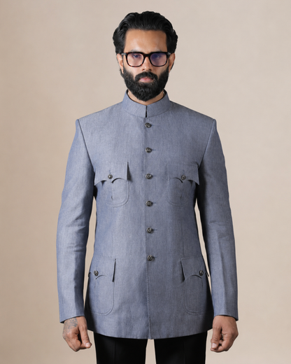 Blue Grey Hunting Shirt