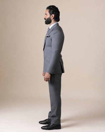 Grey and Black 3-Piece Suit