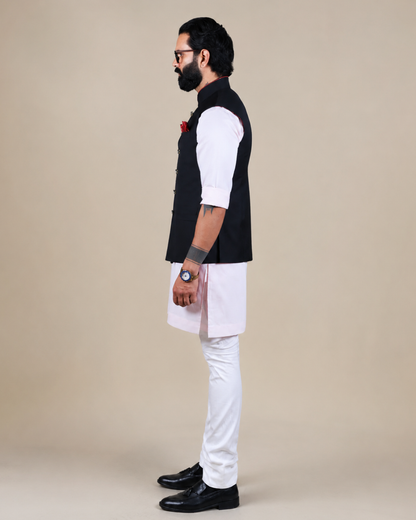 Elegant Black Nehru Jacket