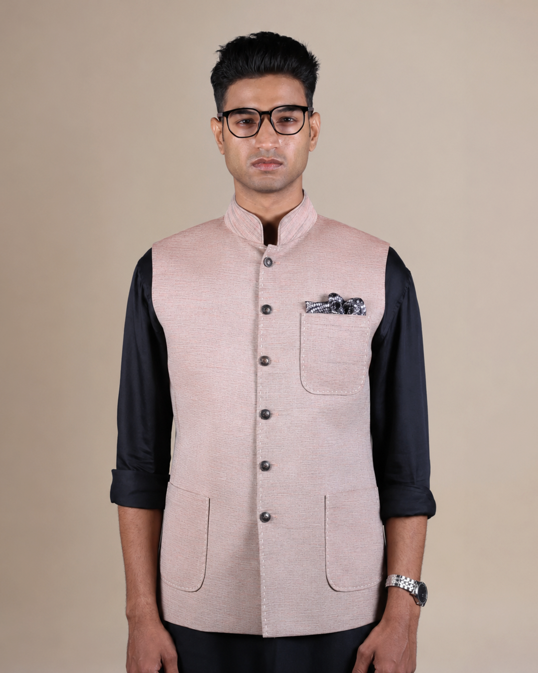 Khadi Nehru Jacket
