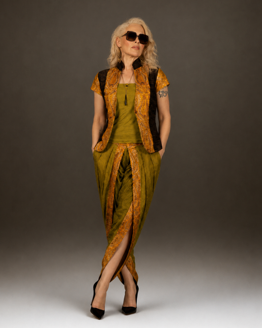 Paisley Indo-western Fusion Set