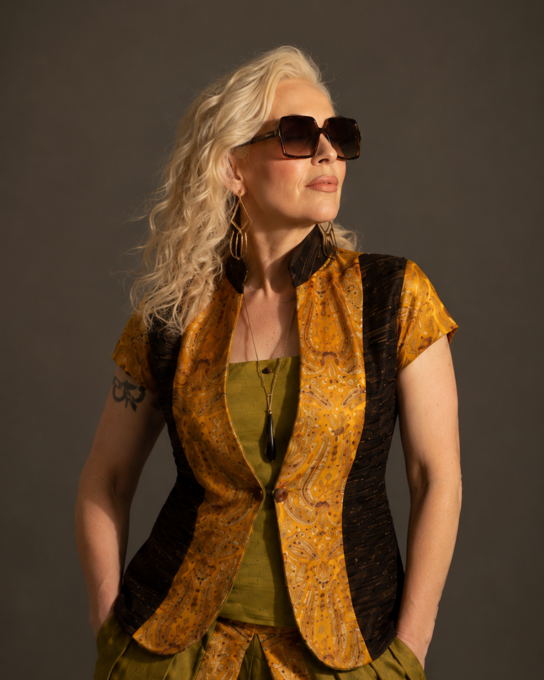 Paisley Indo-western Fusion Set