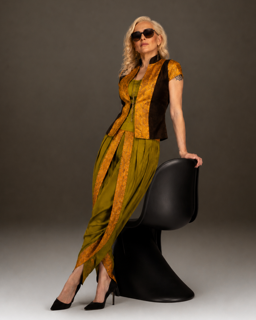 Paisley Indo-western Fusion Set