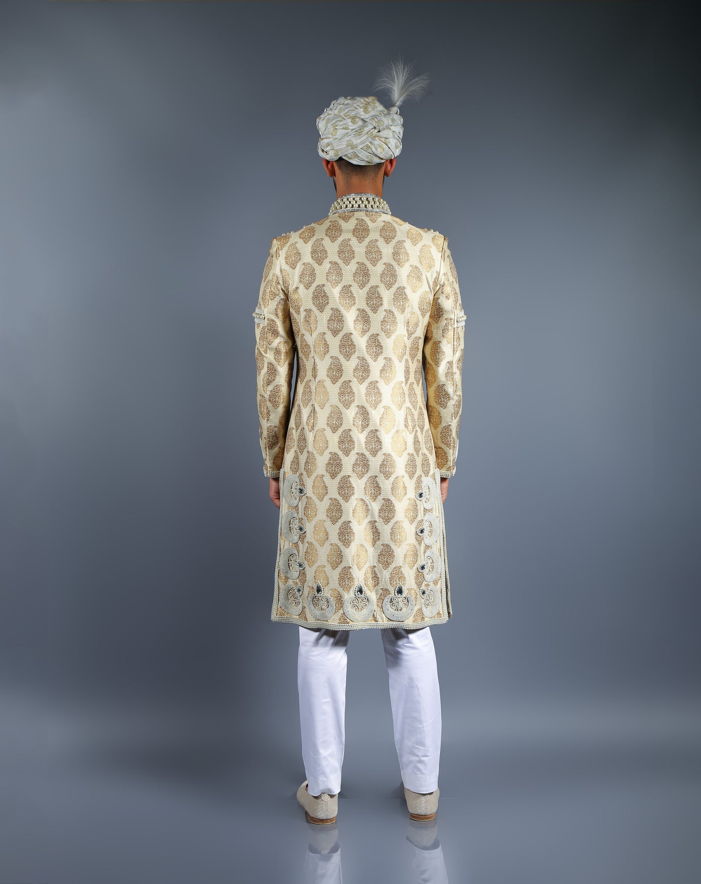 Royal Pearl Sherwani