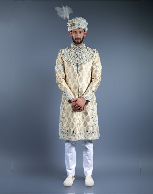 Royal Pearl Sherwani
