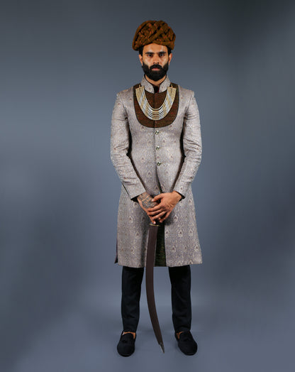 Peacock Sherwani