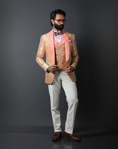 pink Men Tuxedo